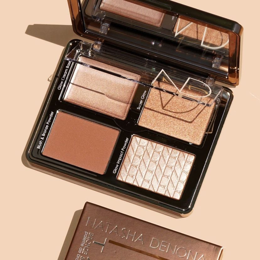 Tan Bronze & Glow Palette - Natasha Denona - El acabado que deja lo siento muy natural, muy lindo para el día a día.