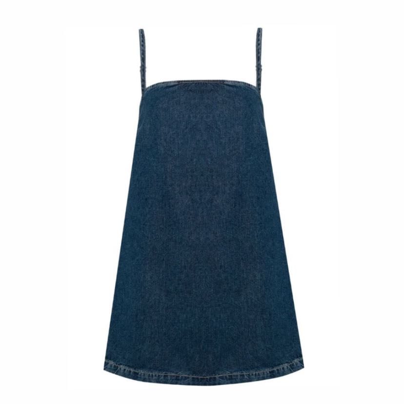 Denim mini dress