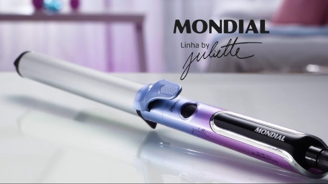 Babyliss - MONDIAL Modelador de Cachos By Juliette, Azul/Rosa, 70W, Bivolt - MC-JU-03
