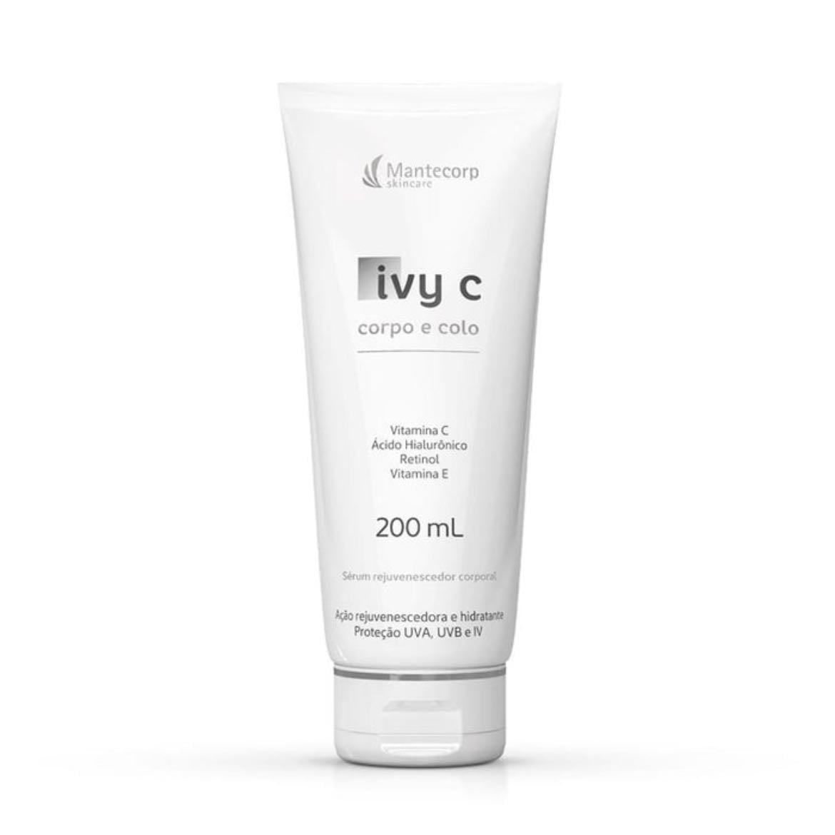 Hidratante corporal - Hidratante Rejuvenescedor Corporal Iyc C Fps 20-120ml - Vitamina C, Firmeza e Uniformização – Para Áreas Expostas como Corpo e Colo - Mantecorp