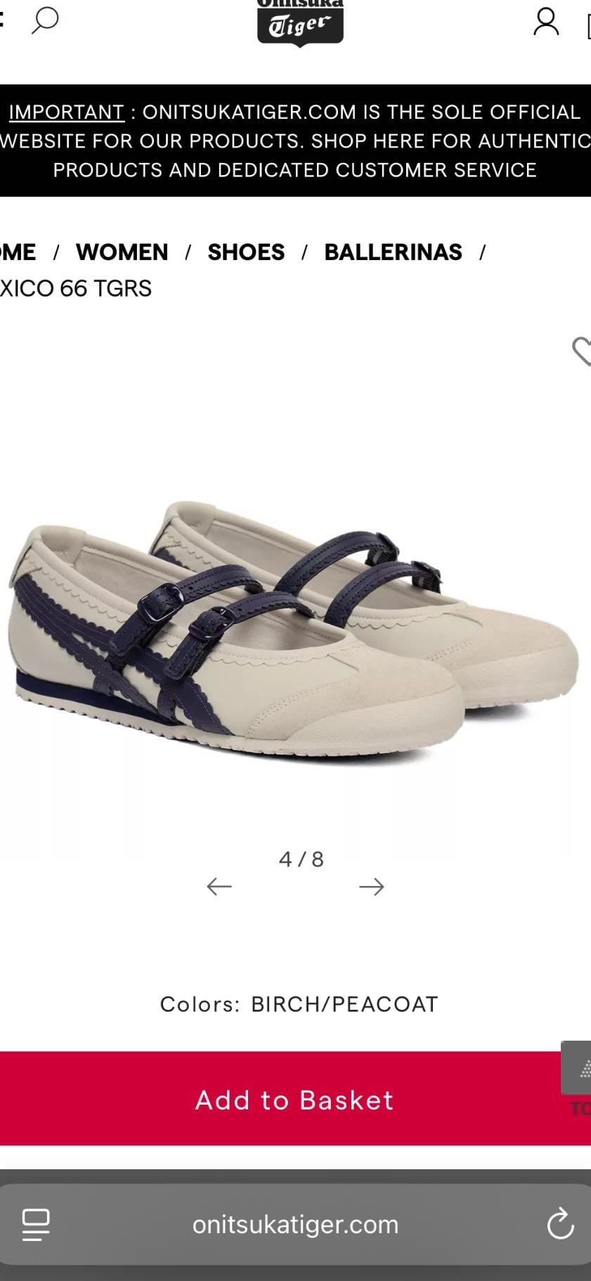 MEXICO 66 TGRS ballerinas - birch/peacoat
onitsuka.com
£155