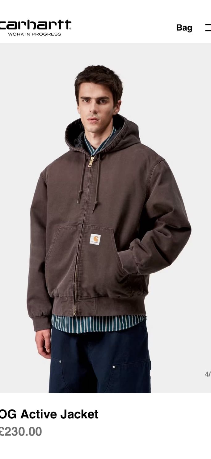 OG Active Jacket - £230
Brown
Carhartt