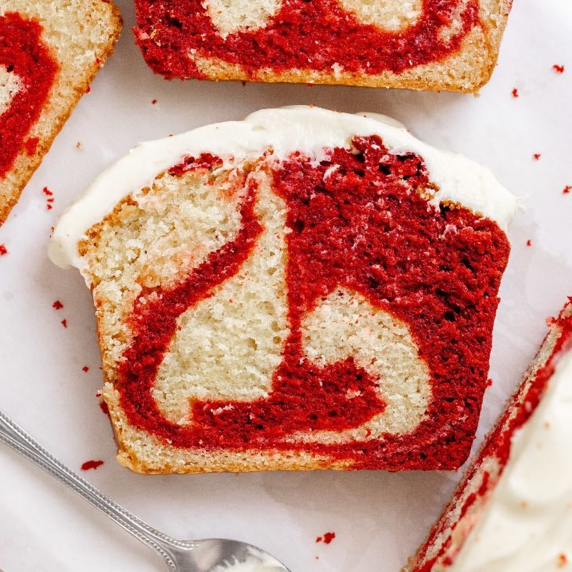 Red Velvet Loaf Cake