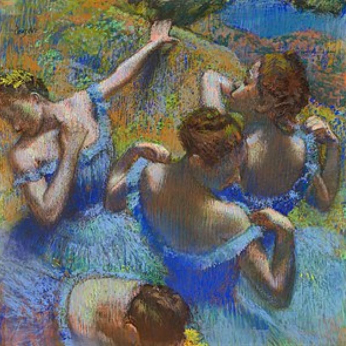 Blue Dancers (1897) by Edgar Degas