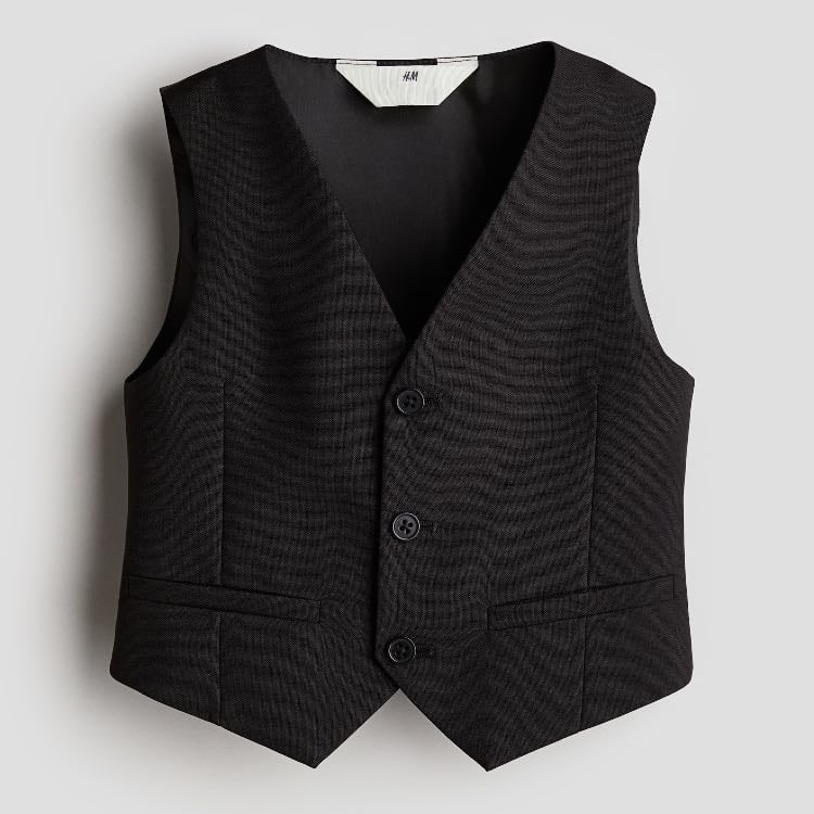 Chaleco negro de vestir