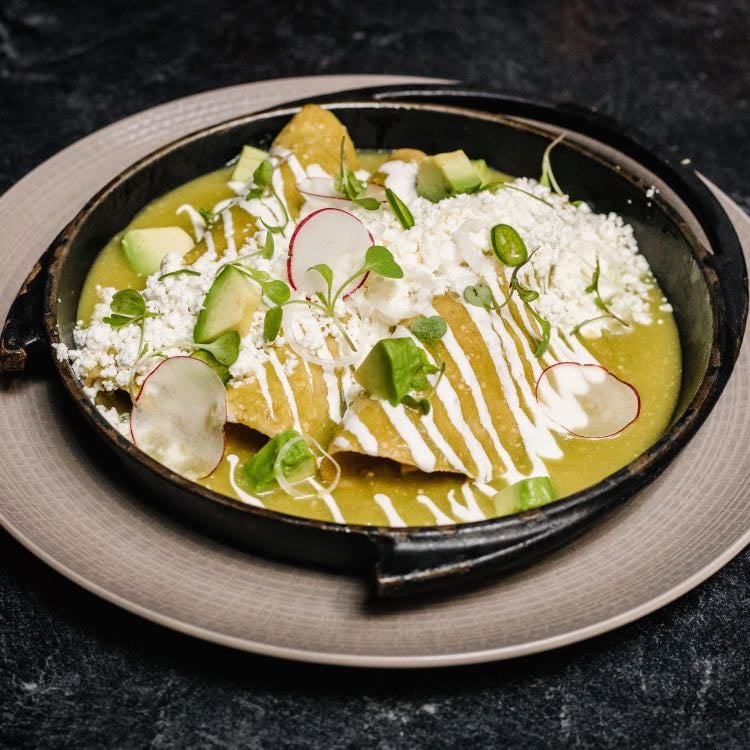 Enchiladas verdes