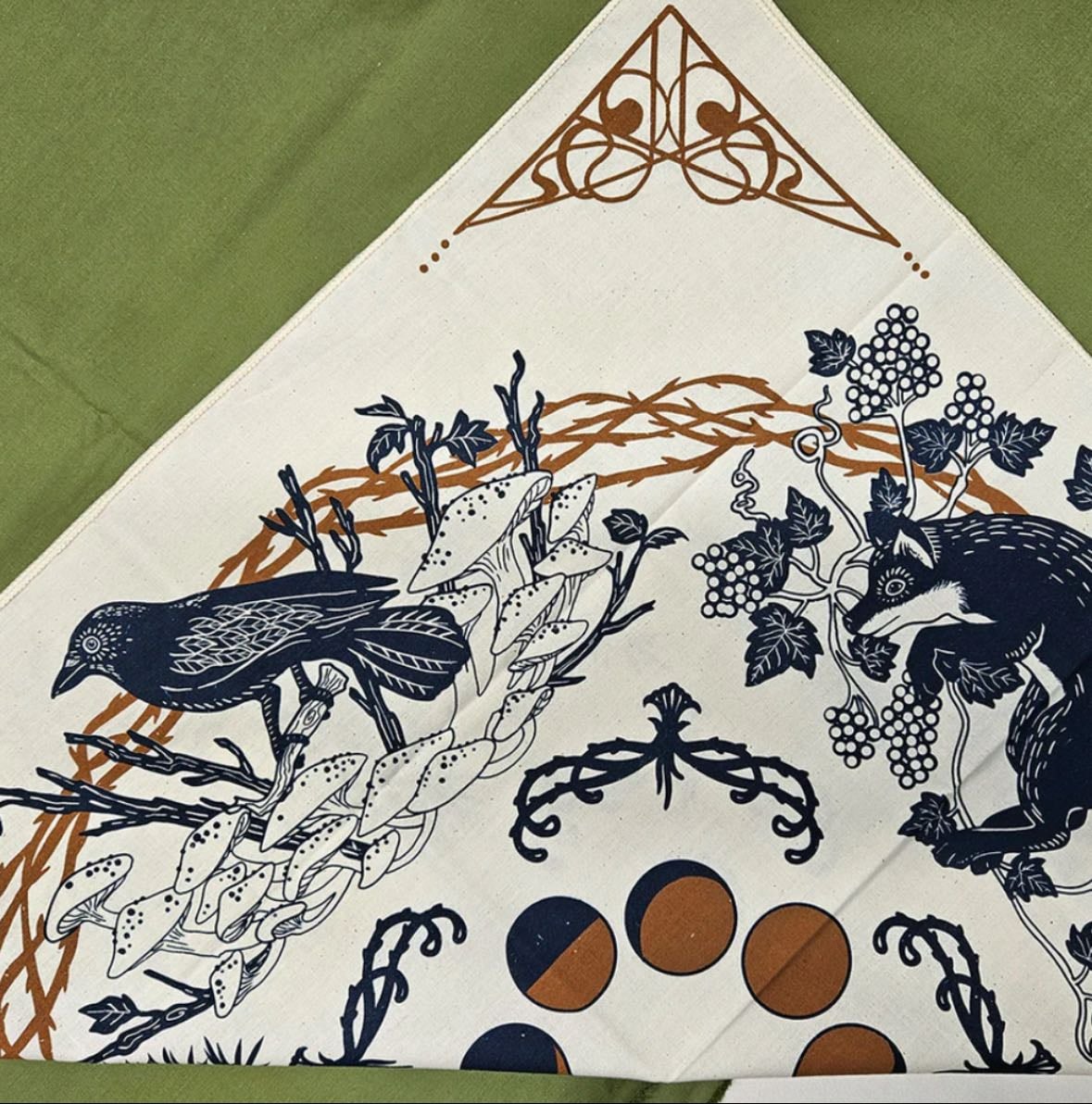 Seasons & Cycles Printed Altar Cloth - The Forager’s Cloth