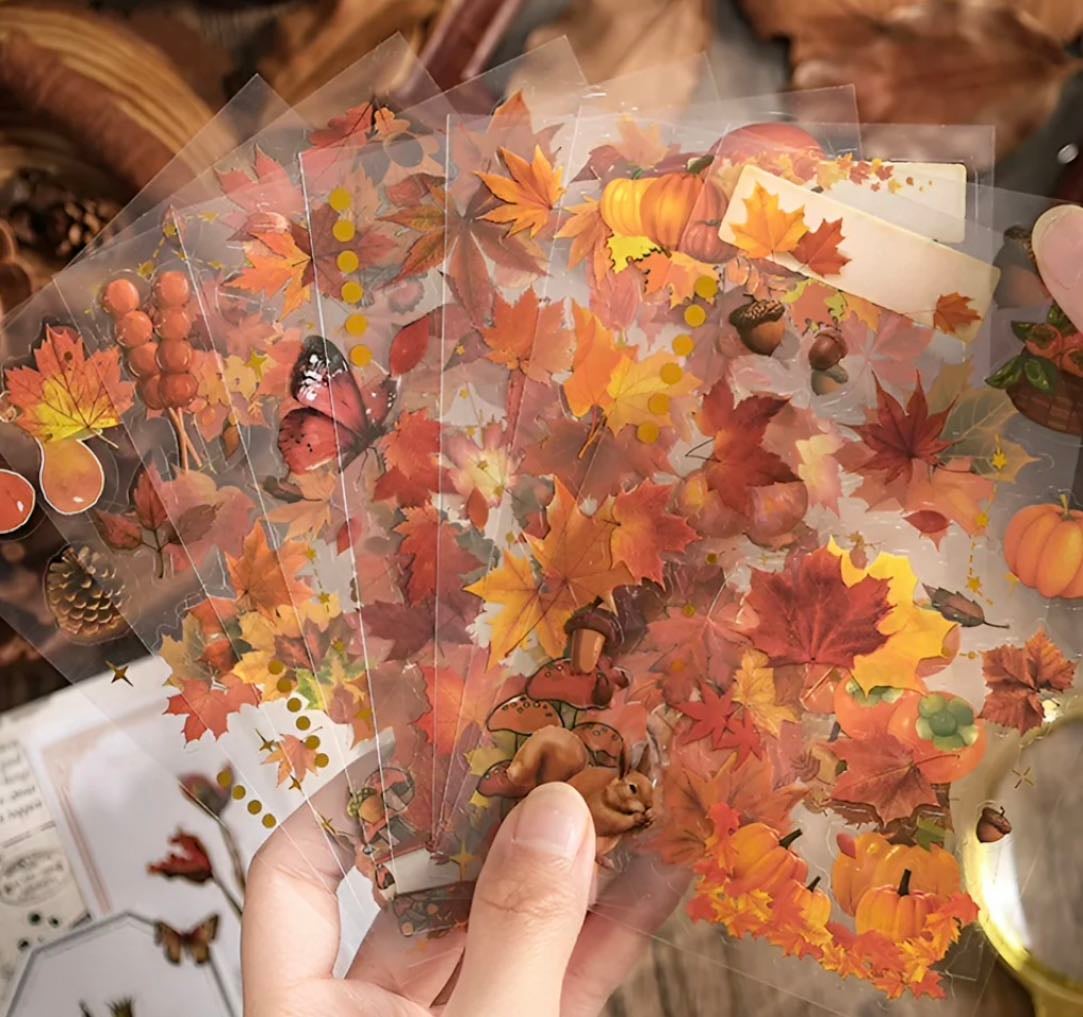 Seasonal Splendor Stickers - Set of 8 Sheets - Kawaii Pen Shop