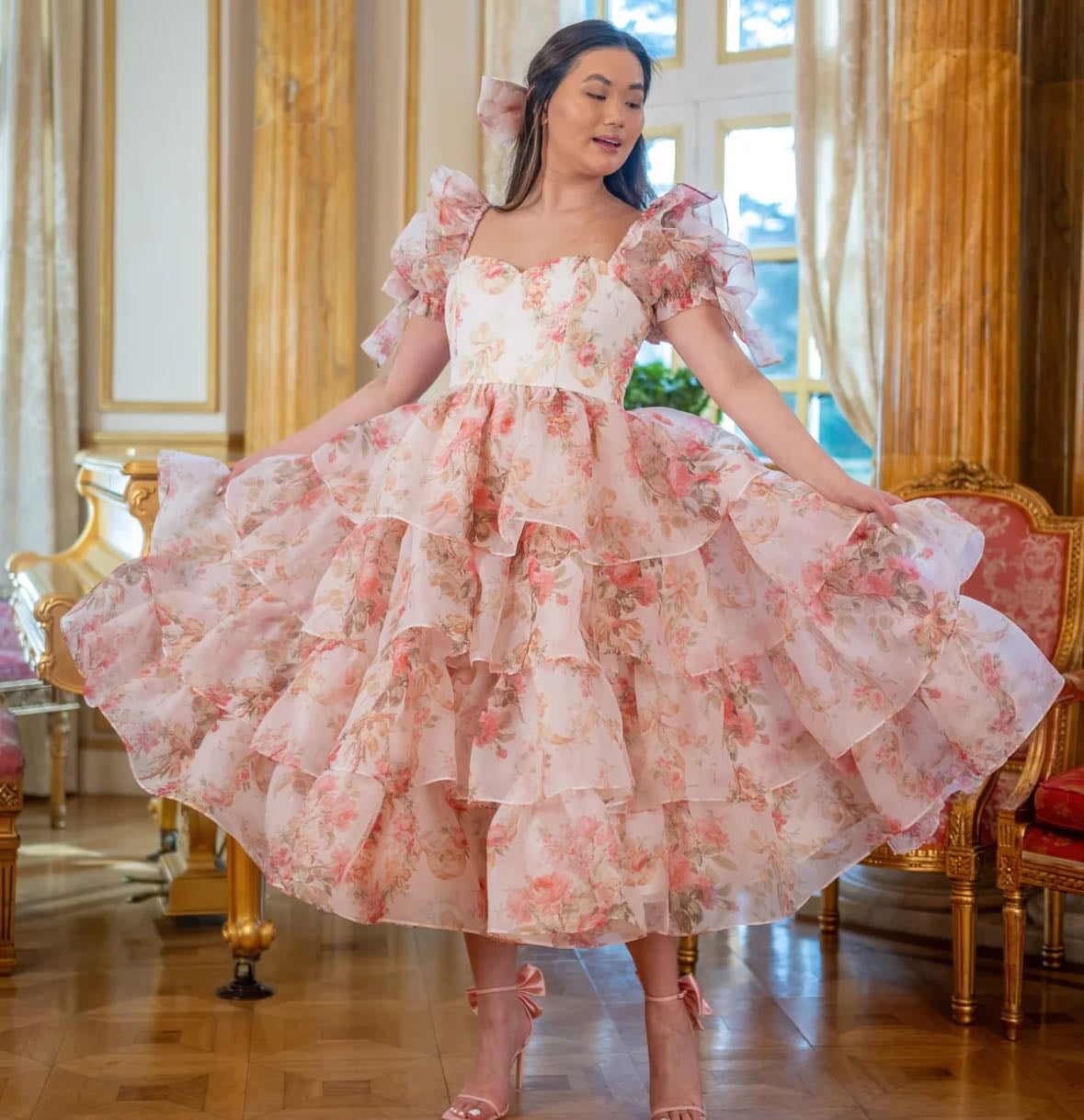 Venetian Rose Cherie Dress - Fanciful Doll
