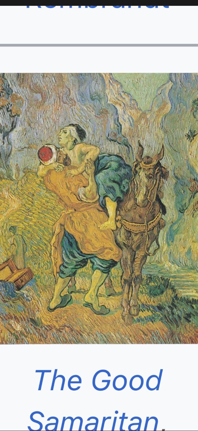 The Good Samaritan - Vincent Van Gogh