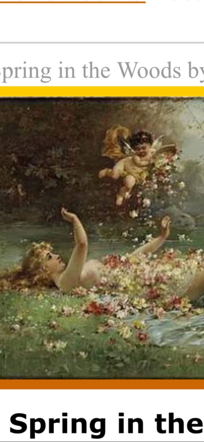 Spring in the Woods - Hans Zatzka