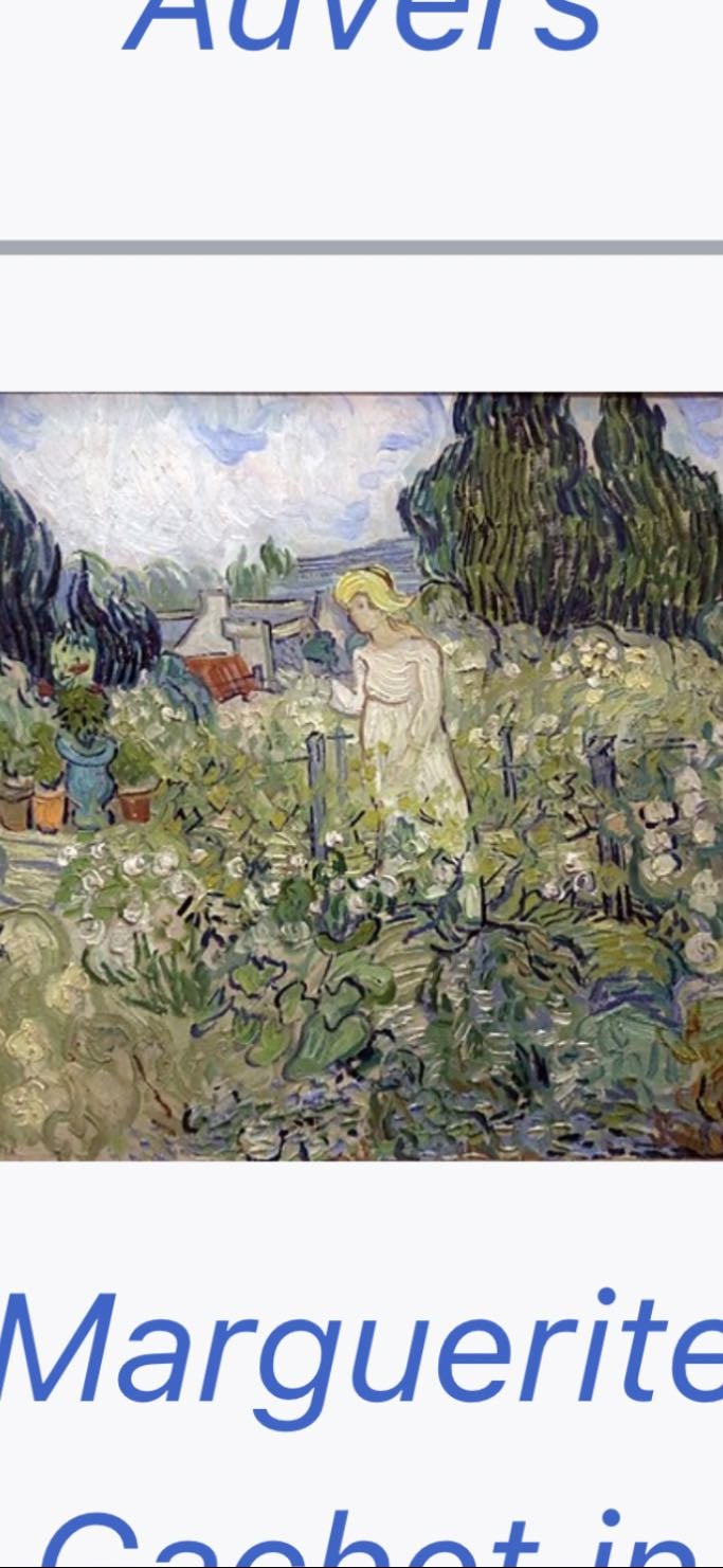 Marguerite Gachet in the Garden - Vincent Van Gogh