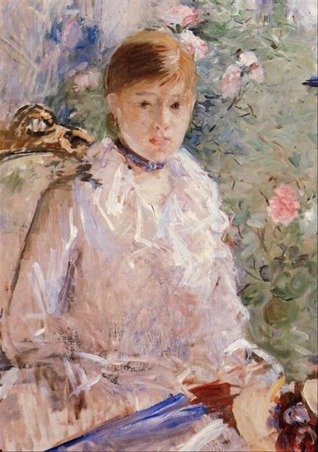 Portrait of a Young Lady - Berthe Morisot 1878