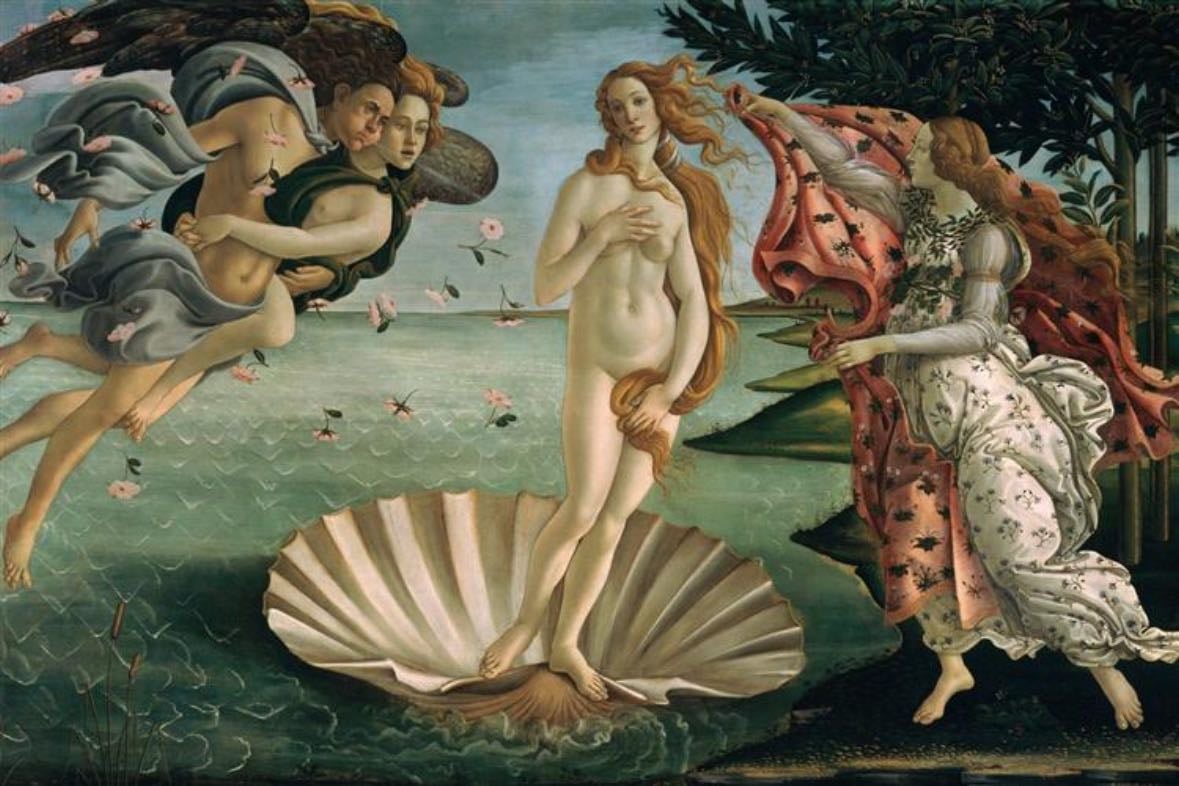 The Birth of Venus - Sandro Botticelli 1483-1485