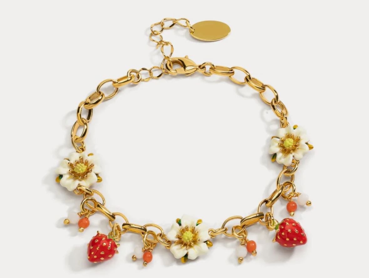 Strawberry bracelet - Selenichast