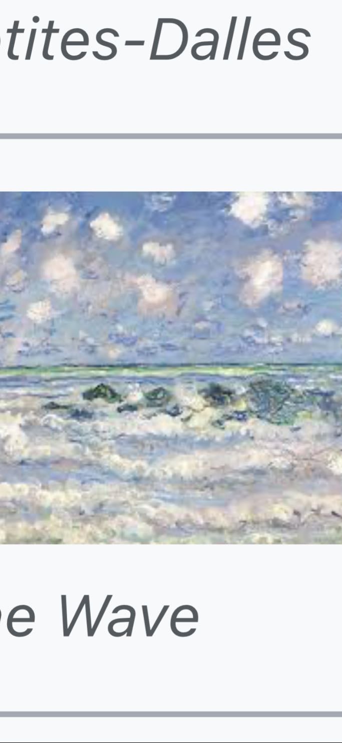 The Wave - Claude Monet