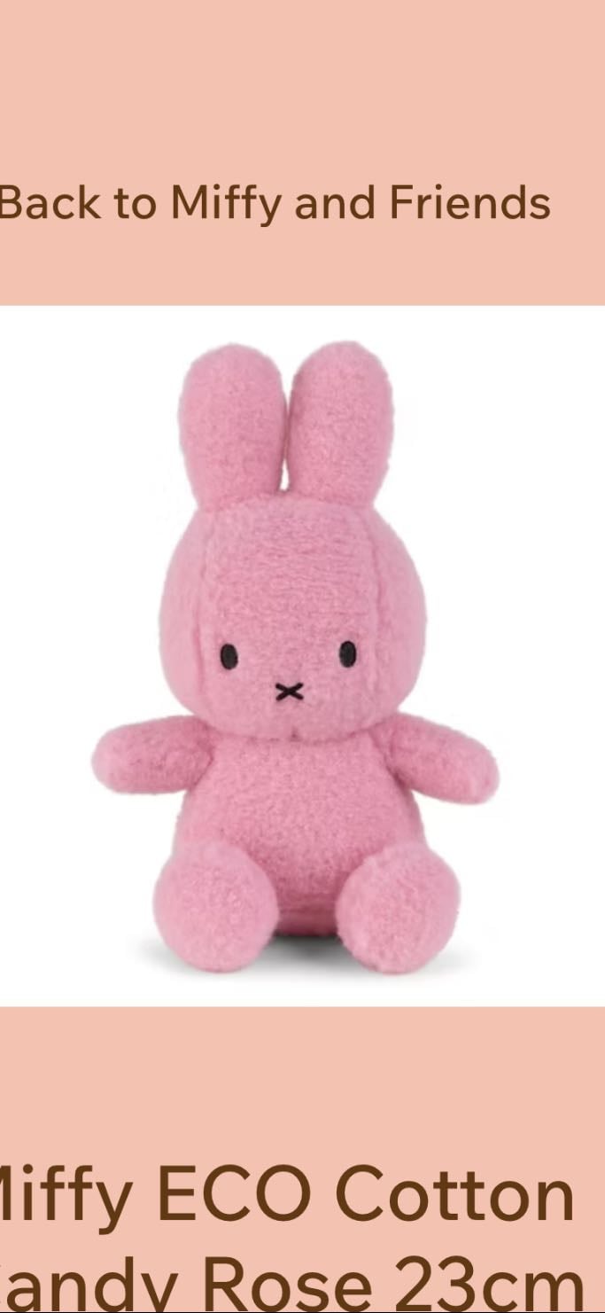 Miffy ECO Cotton Candy Rose