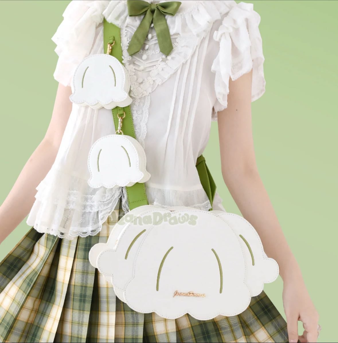 Lily of the valley dangle bag set - JeanaDraws