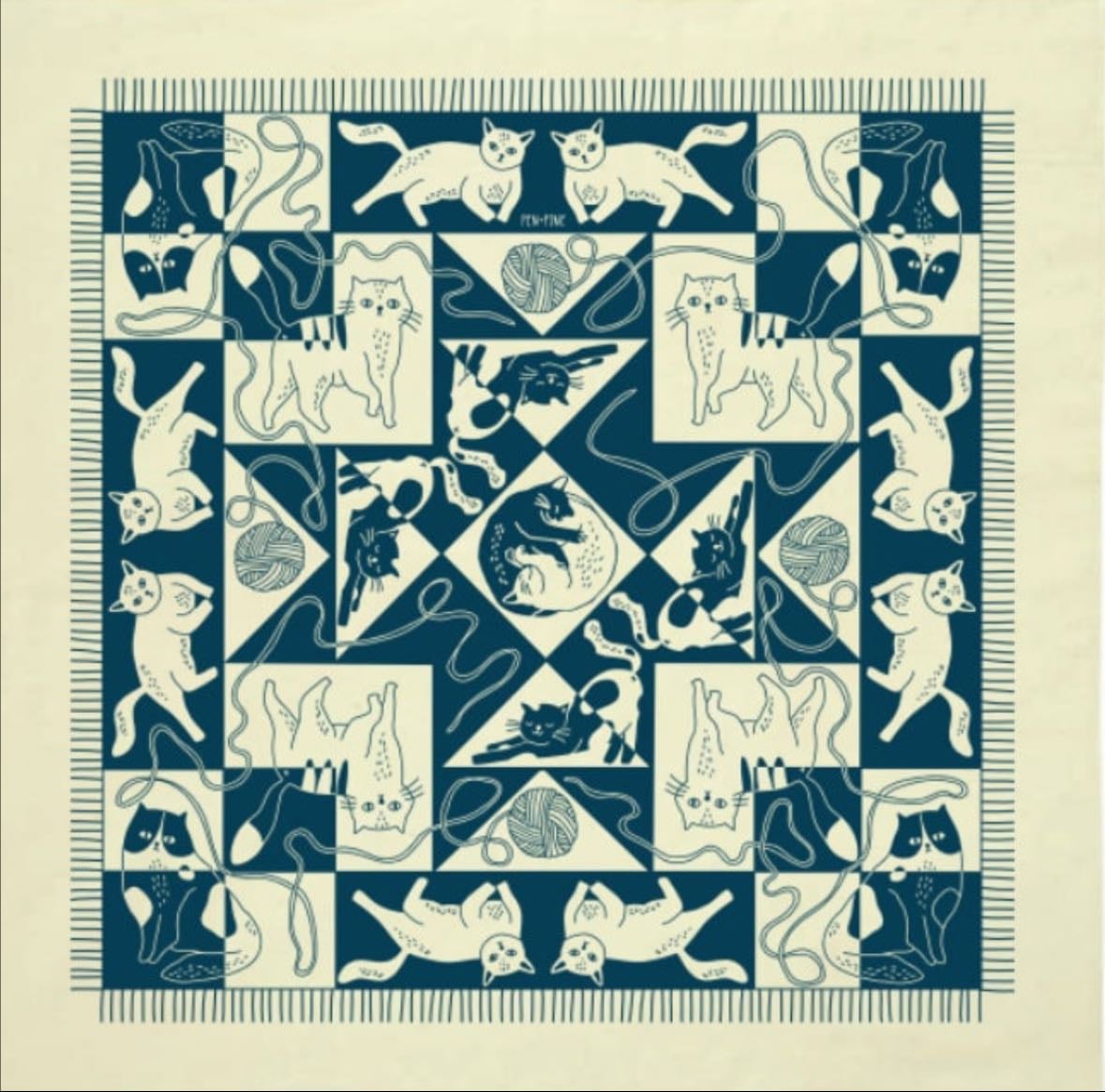 Cozy cats bandana - PenandPineShop