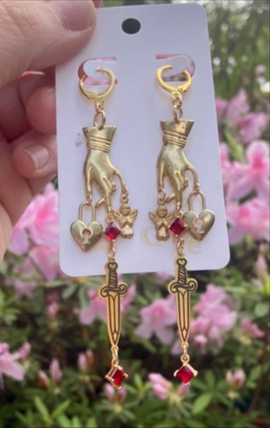Till Death earrings - MdcCreates