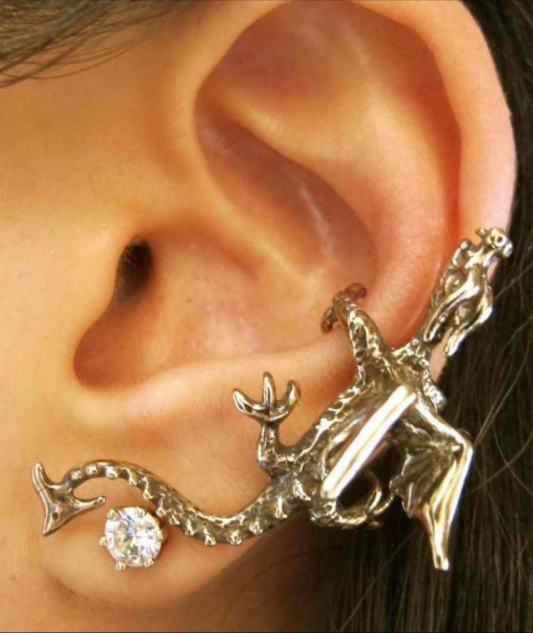 Dragon ear climber cuff - martymagic
