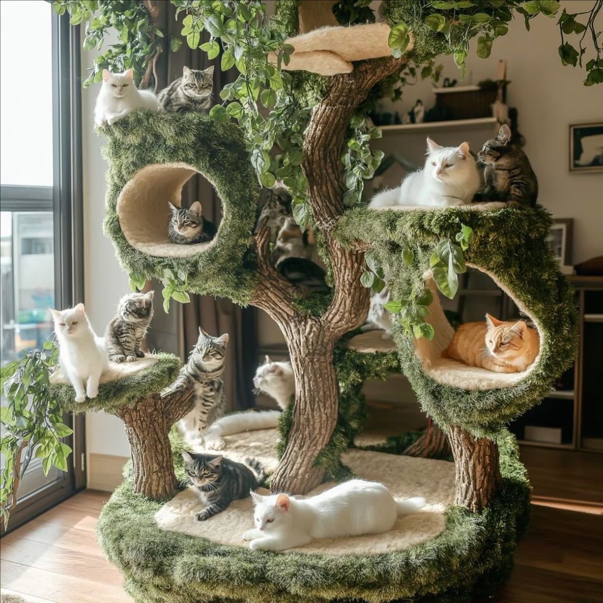 Giant cat tree