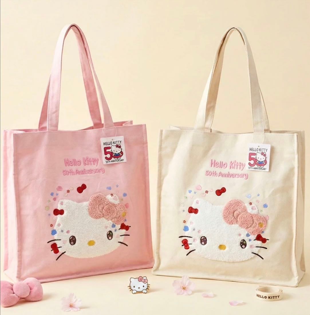 Hello Kitty 50th Anniversary Tote Bag - Kawaii Pen Shop