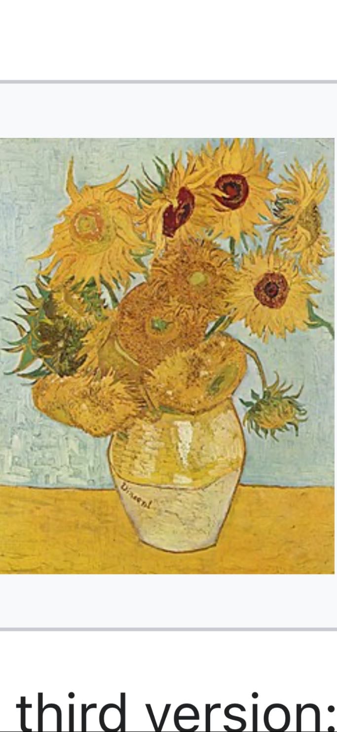 Sunflowers - Vincent Van Gogh