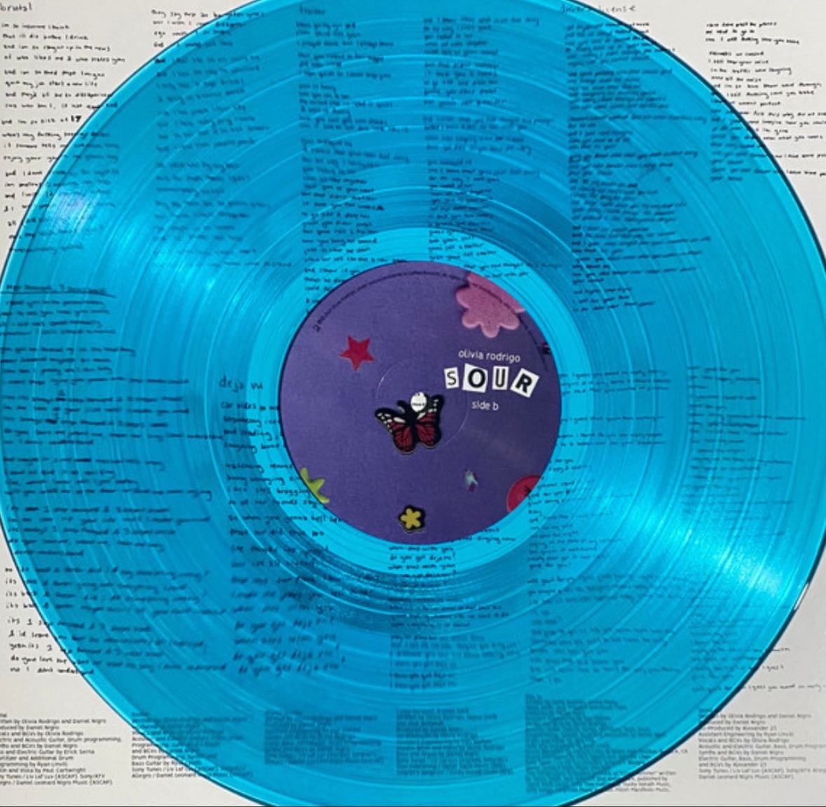 Sour - Blue transparent pressing
