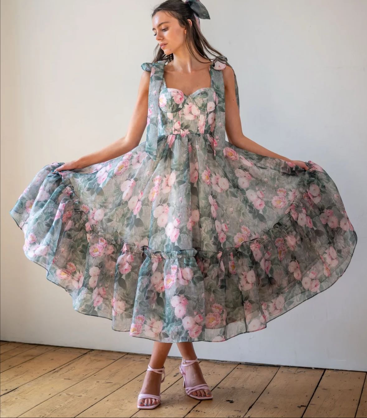 Peony Bouquet Symphony Dress - Fanciful Doll