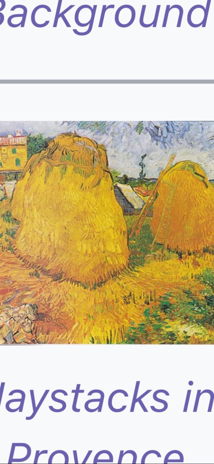 Haystacks in Provence - Vincent Van Gogh