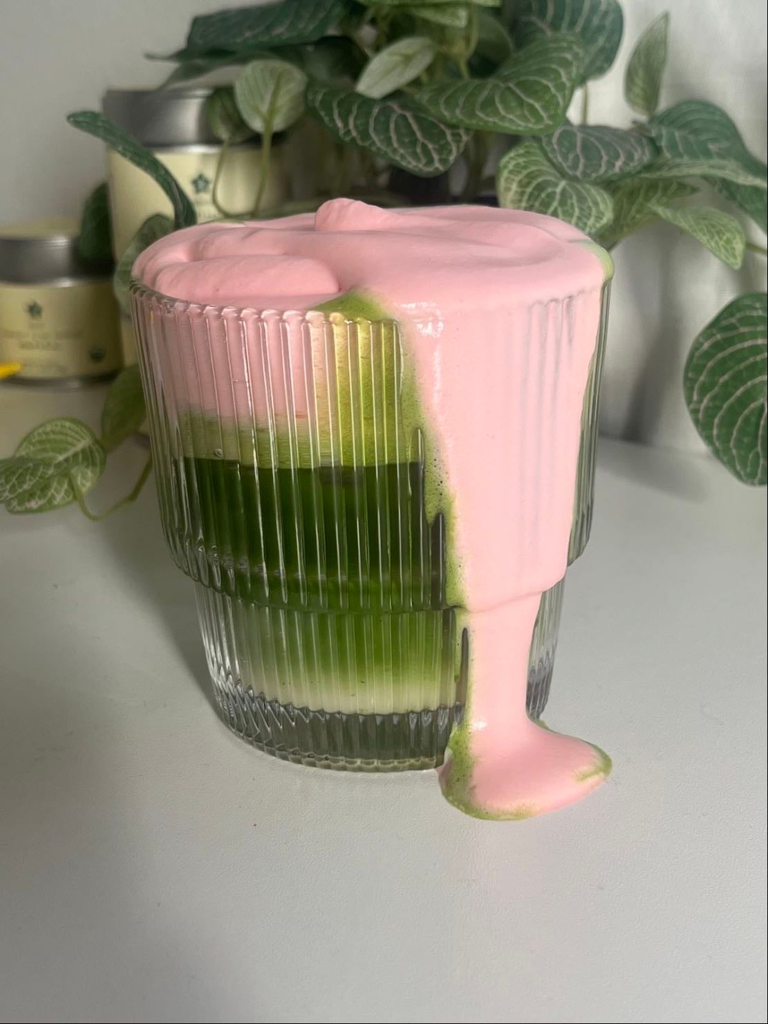 Strawberry matcha