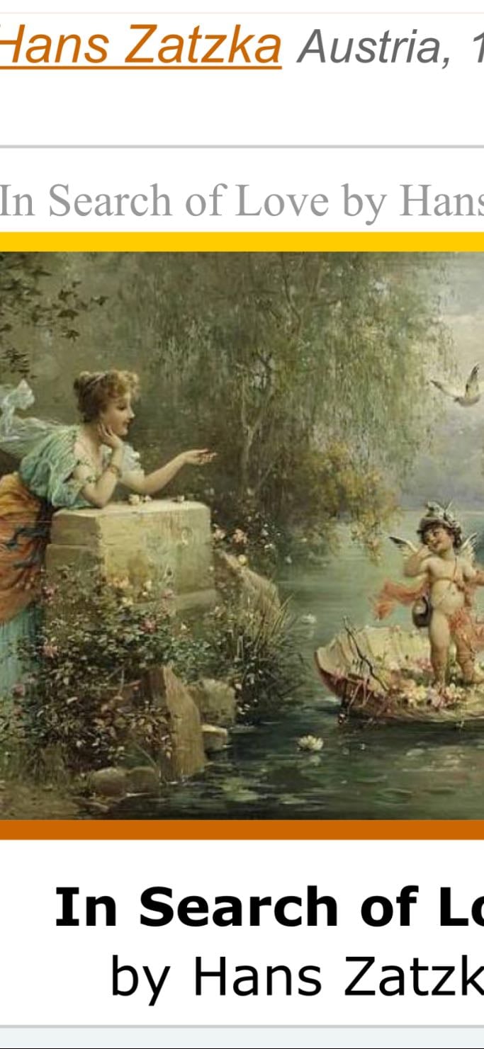 In Search of Love - Hans Zatzka