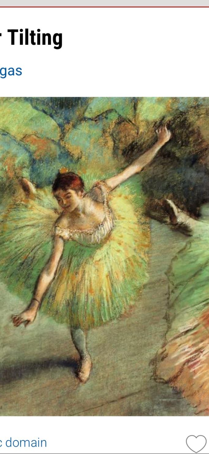 Dancer Tilting - Edgar Degas