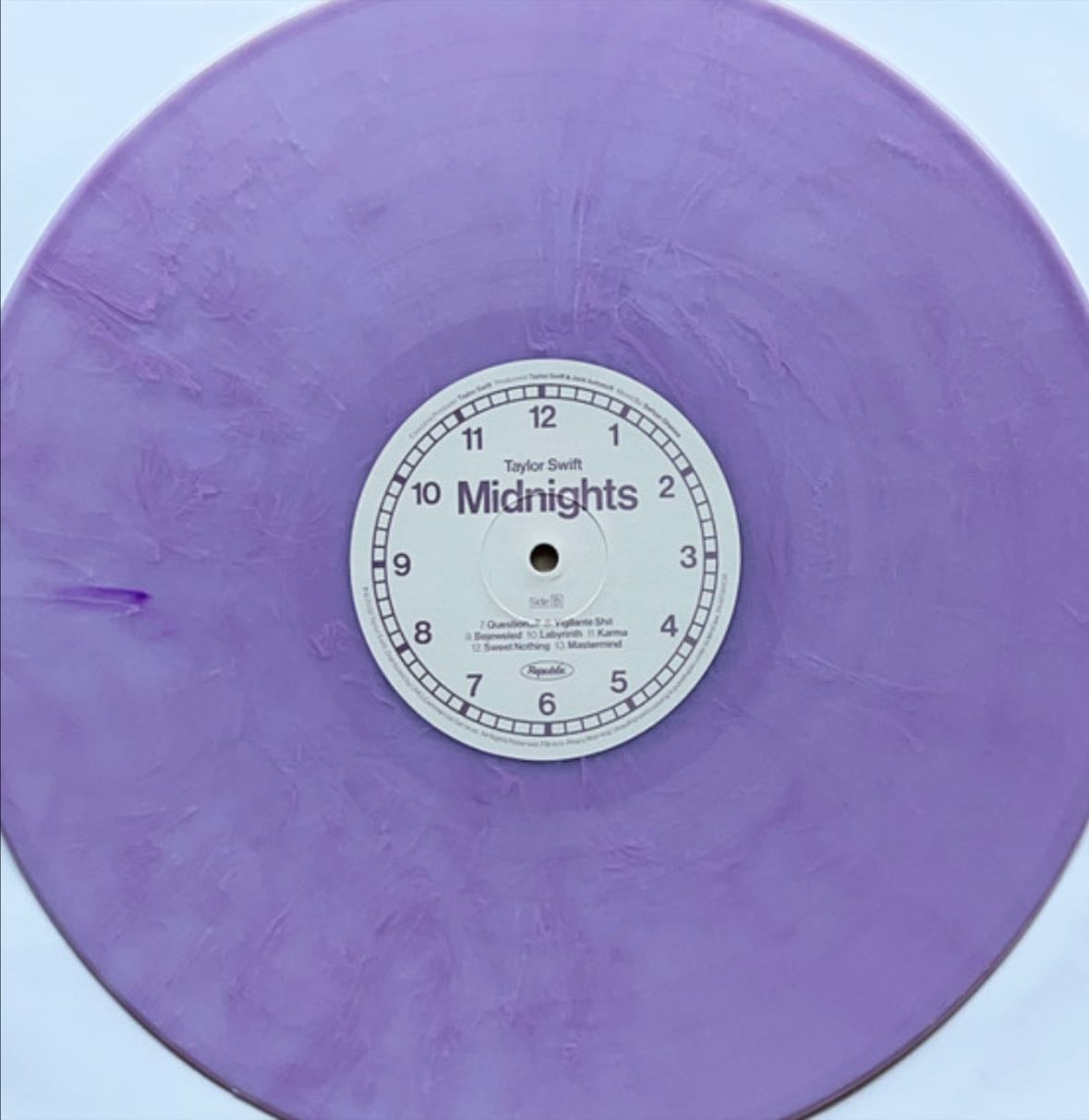 Midnights - Lavender marbled pressing