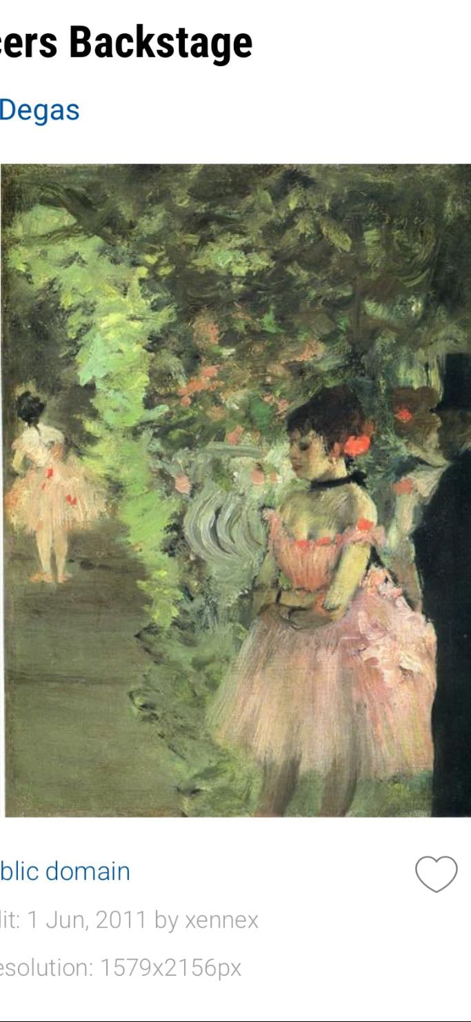 Dancers Backstage - Edgar Degas