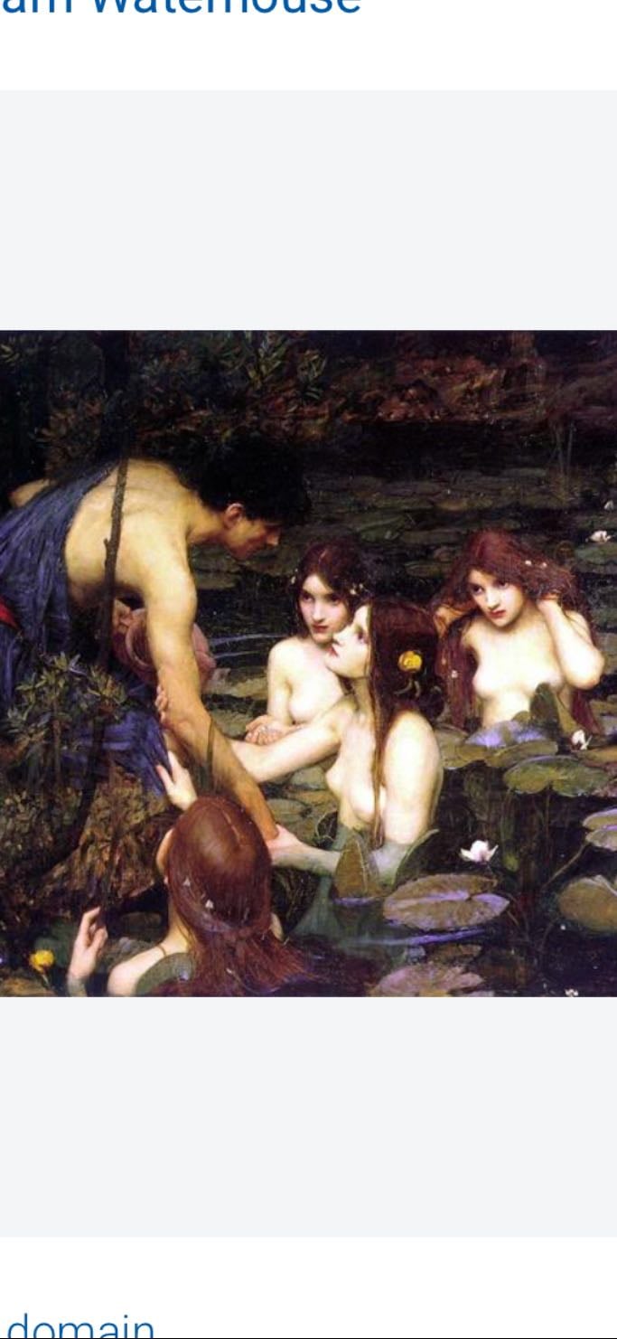Hylas and the Nymphs - John William Waterhouse