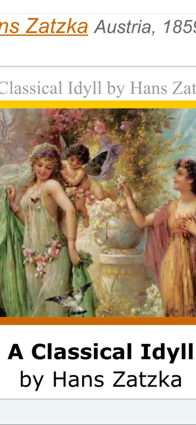A Classical Idyll - Hans Zatzka