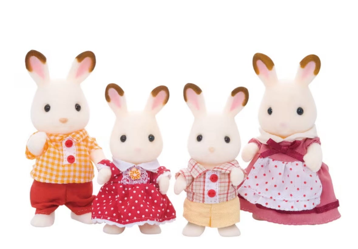 Chocolate Rabbit Family - Sylvanian Families