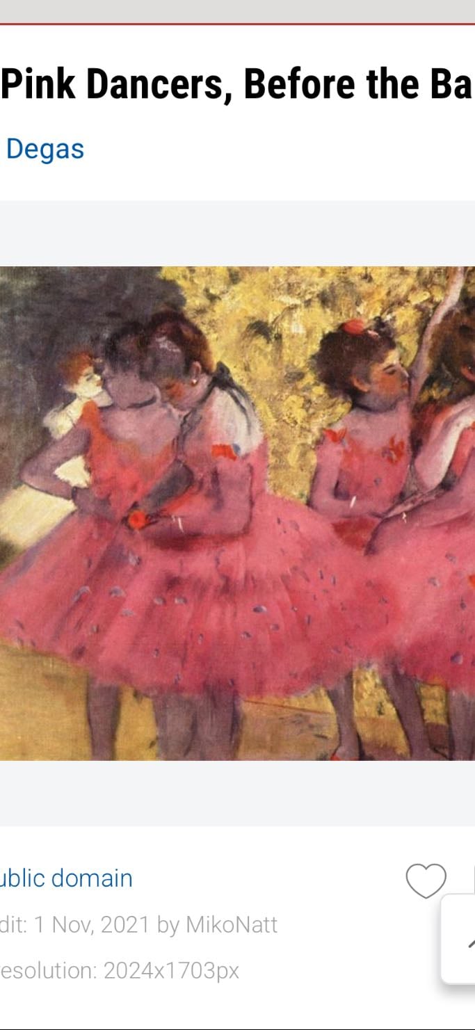 The Pink Dancers, Before the Ballet - Edgar Degas
