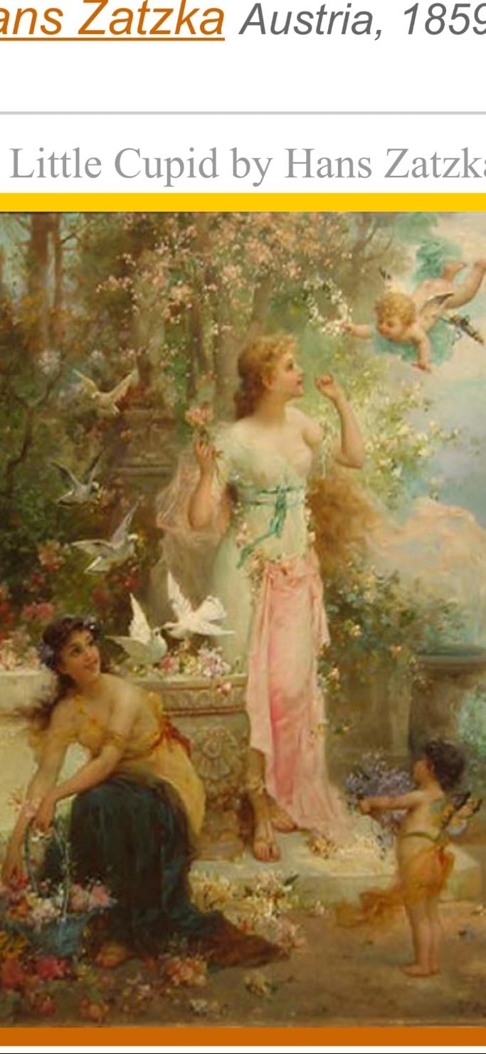 Little Cupid - Hans Zatzka