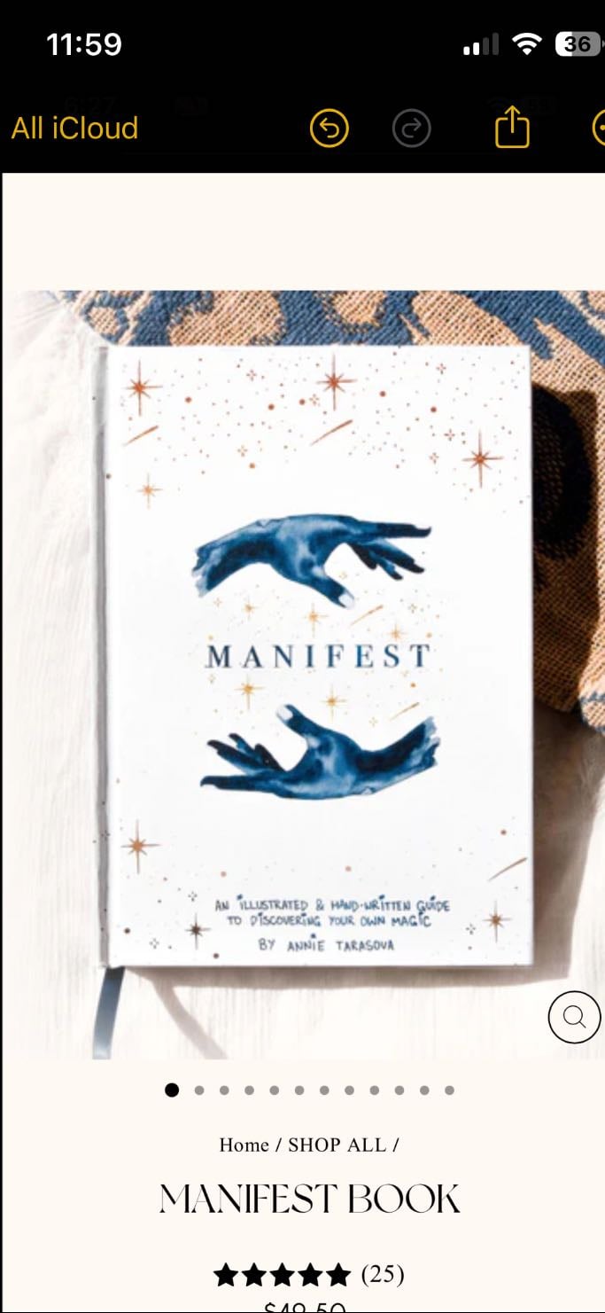Manifest Book - Dreamy Moons