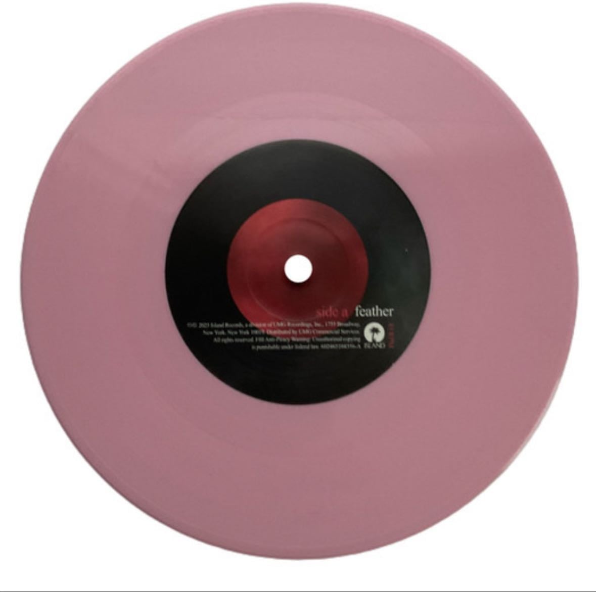 Feather - Baby pink pressing