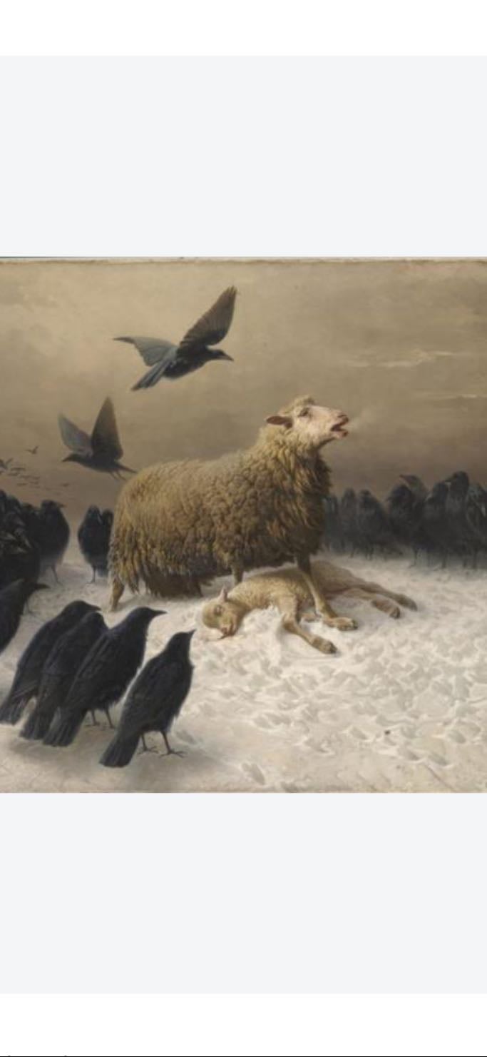 Anguish - August Friedrich Schenck 1878