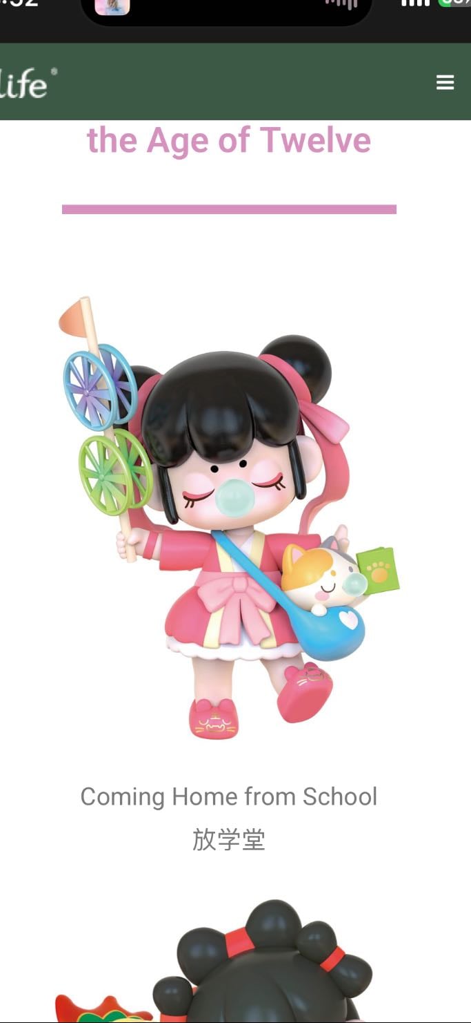 Coming Home from School - Nanci at the Age of Twelve Series