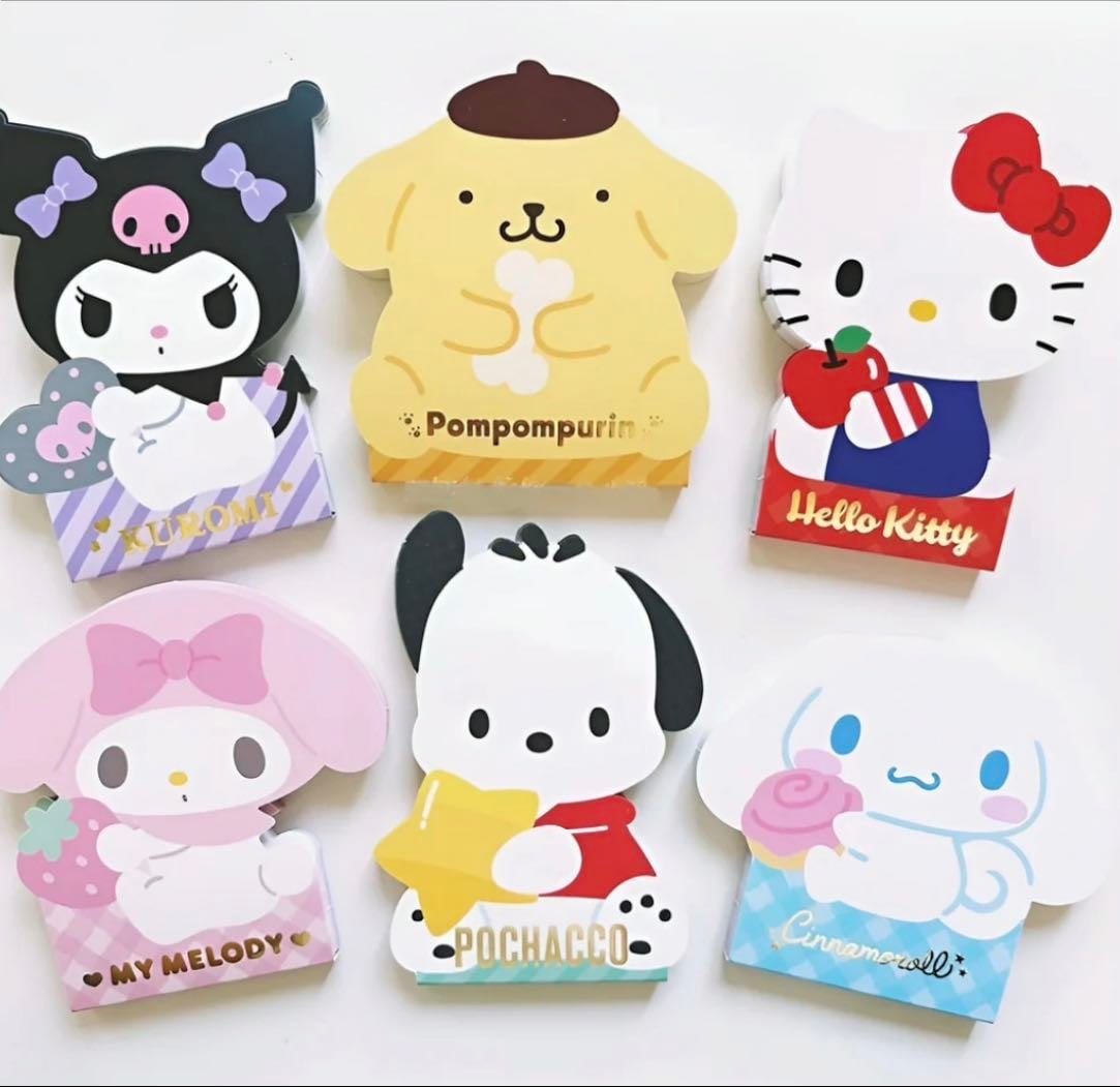 Sanrio Characters Shaped Memo Pad - Kawaii Pen Shop
