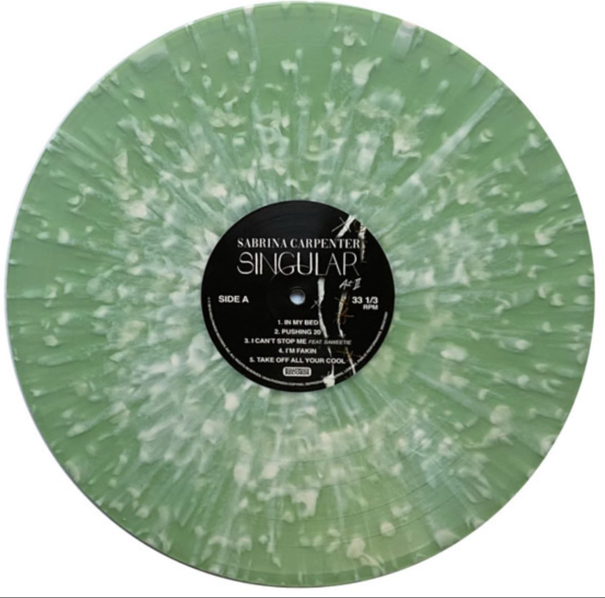 Singular Act II - Soda bottle clear with white splatter pressing