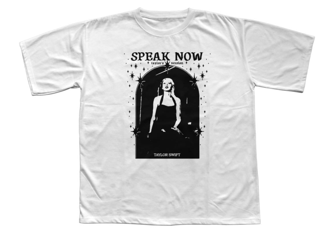 Remera "Speak Now" Blanco, Talle M - State of Garden
