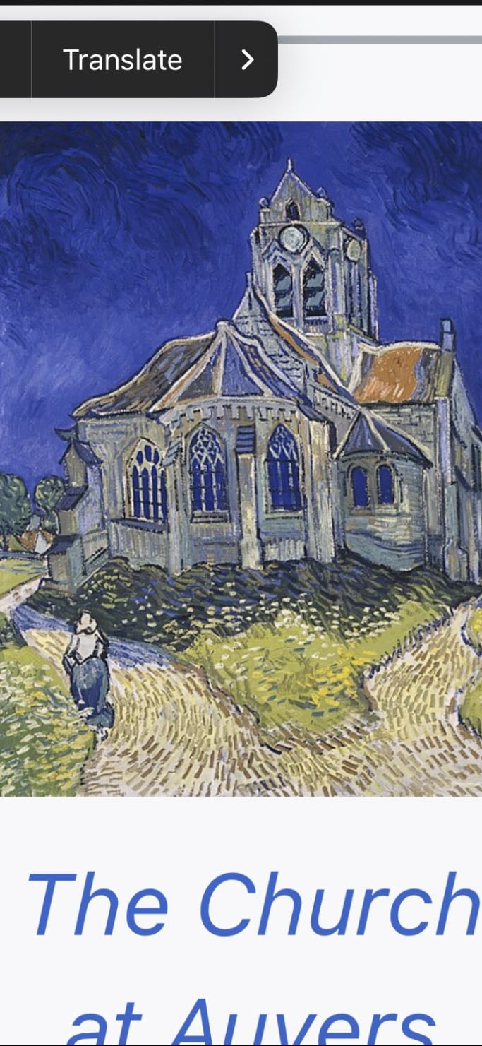 The Church at Auvers - Vincent Van Gogh