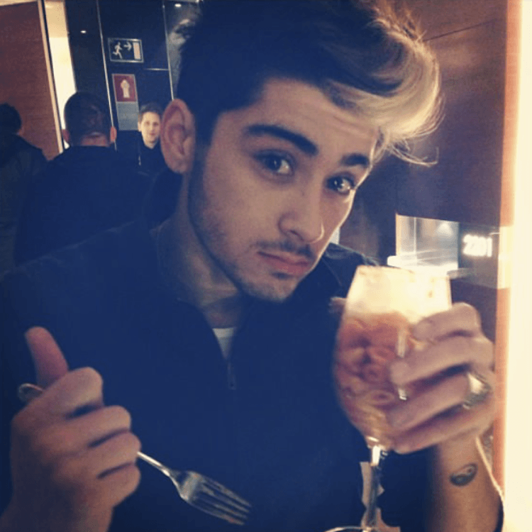 Zayn - Pasta in a glass?